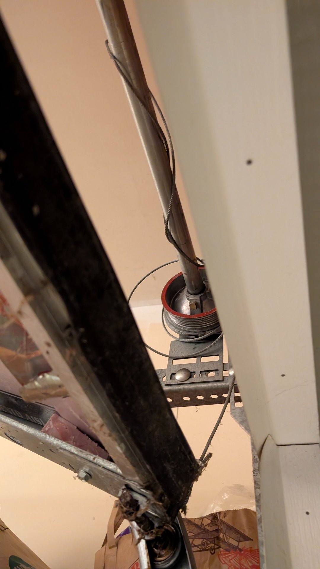 Cables off and spring broken in Knoxville TN