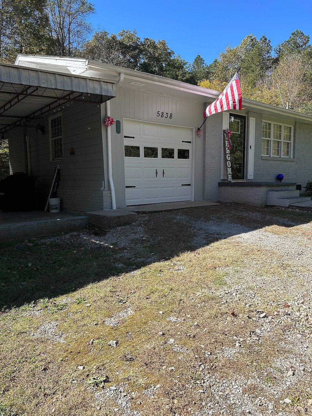 Garage door replacement for a new business in Knoxville, Tennessee